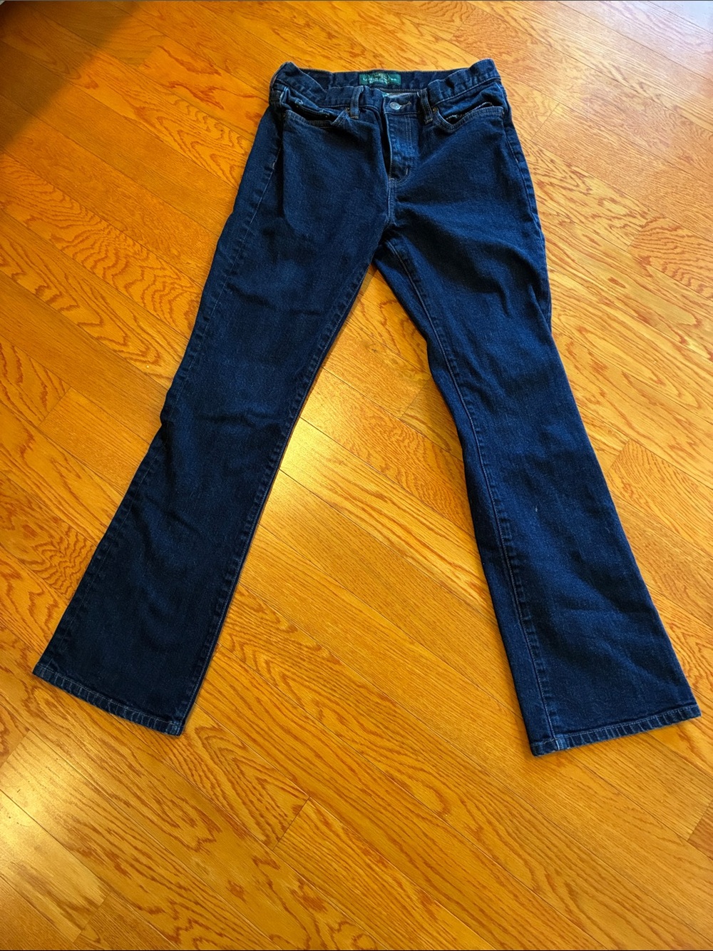 Lauren Ralph Lauren Dark Indigo Bootcut Jeans